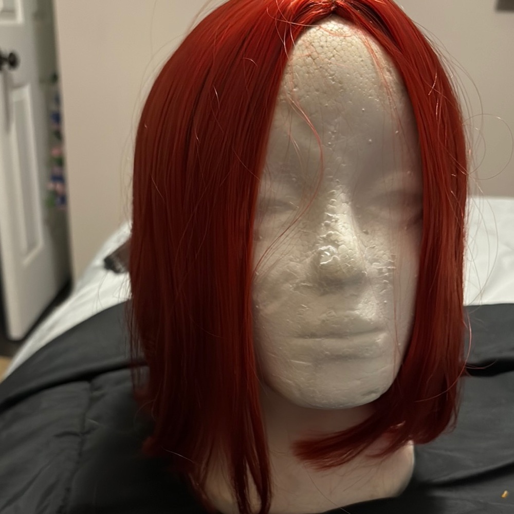 Vibrant Red Women's Wig